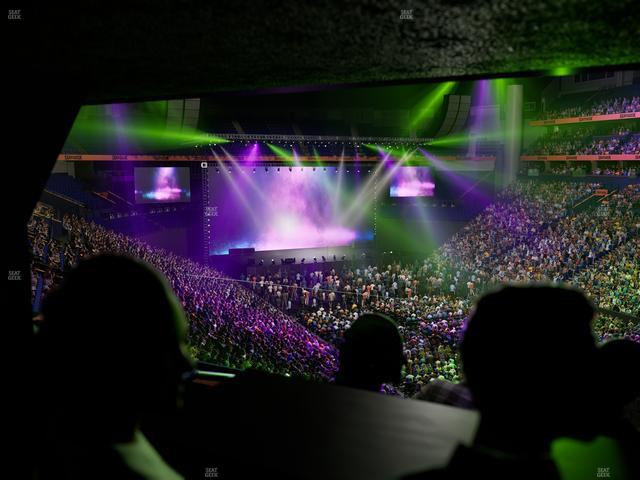 Bridgestone Arena - Section Suite 19 Seat View