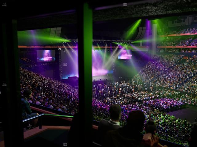 Bridgestone Arena - Section Suite 21 Seat View