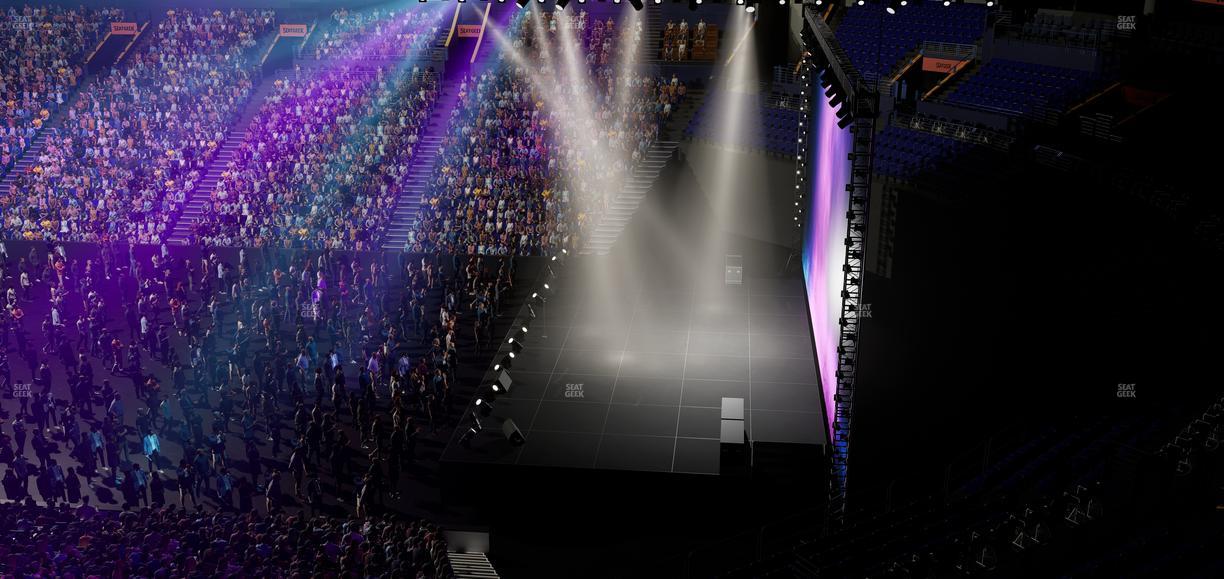 Bridgestone Arena - Section Suite Club 39 Seat View