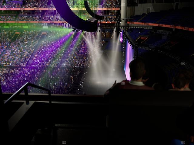 Bridgestone Arena - Section Suite Club 39 Seat View