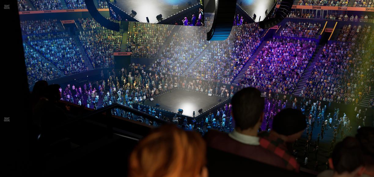 Bridgestone Arena - Section Suite Club 39 Seat View