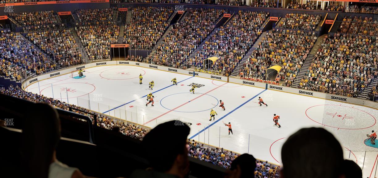 Bridgestone Arena - Section Suite Club 39 Seat View