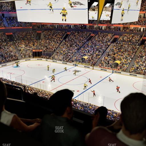 Bridgestone Arena - Section Suite Club 39 Seat View