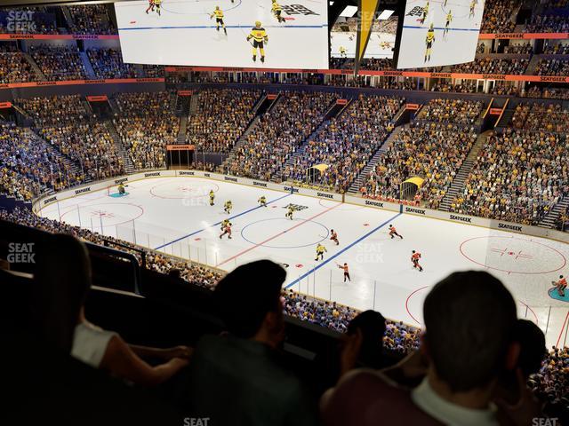 Bridgestone Arena - Section Suite Club 39 Seat View