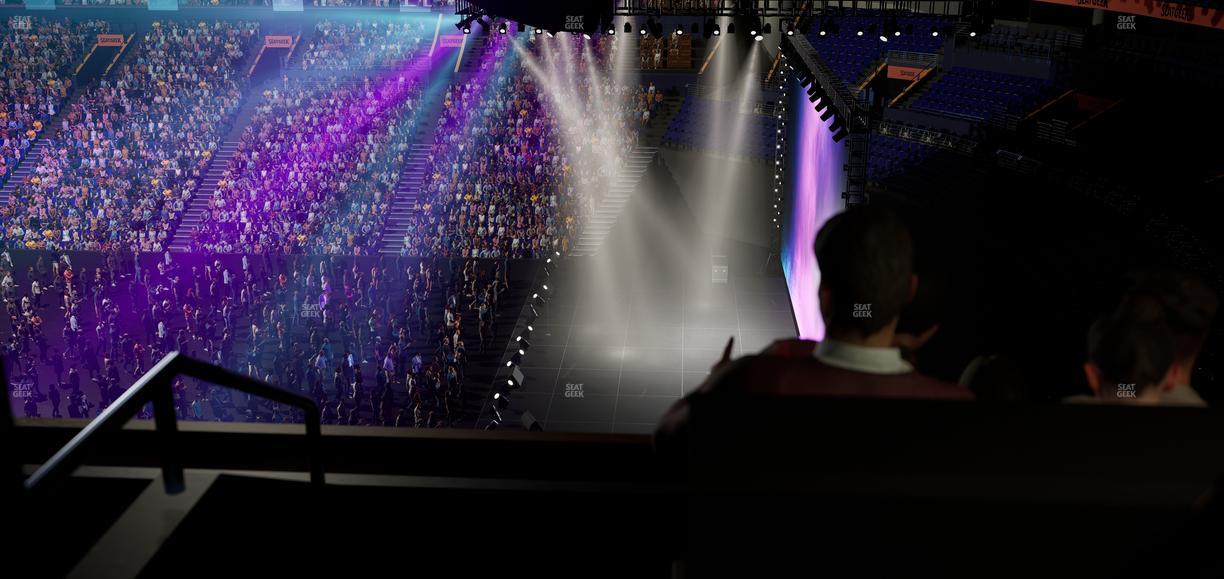 Bridgestone Arena - Section Suite Club 39 Seat View