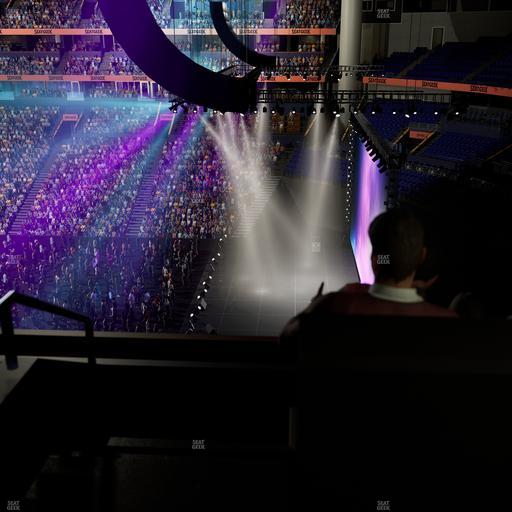 Bridgestone Arena - Section Suite Club 39 Seat View