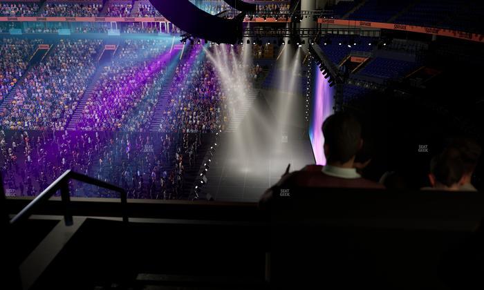 Bridgestone Arena - Section Suite Club 39 Seat View