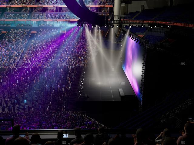 Bridgestone Arena - Section Suite Club 40 Seat View