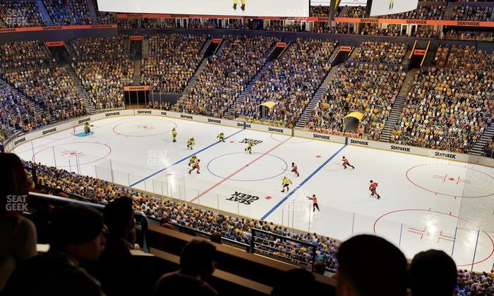 Bridgestone Arena - Section Suite Club 40 Seat View