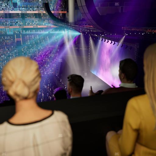 Bridgestone Arena - Section Suite Club 42 Seat View