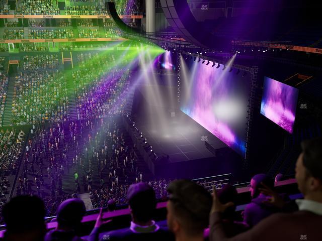 Bridgestone Arena - Section Suite Club 42 Seat View