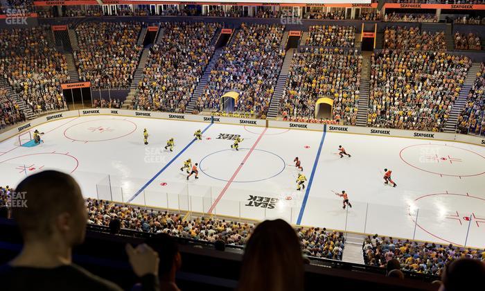 Bridgestone Arena - Section Suite Club 42 Seat View