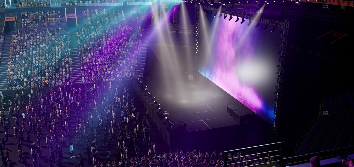 Bridgestone Arena - Section Suite Club 42 Seat View