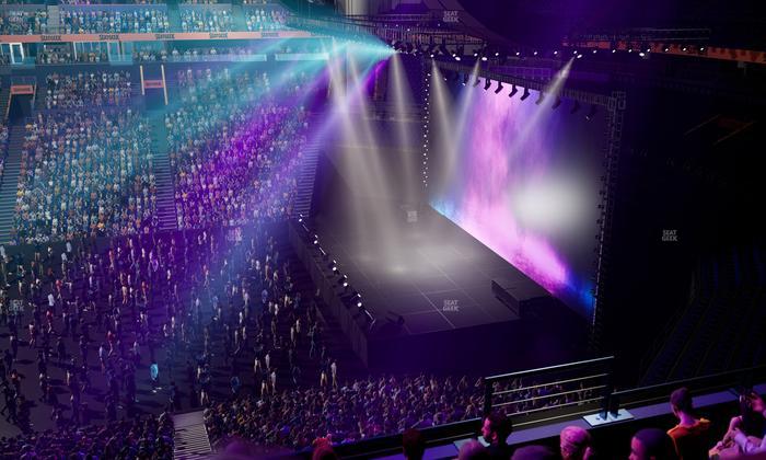 Bridgestone Arena - Section Suite Club 42 Seat View