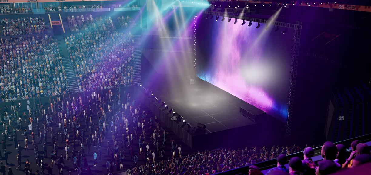 Bridgestone Arena - Section Suite Club 43 Seat View