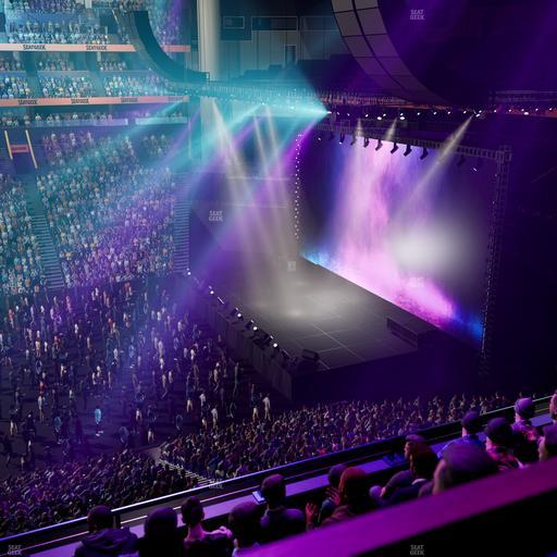 Bridgestone Arena - Section Suite Club 43 Seat View