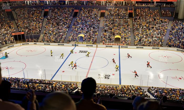Bridgestone Arena - Section Suite Club 43 Seat View
