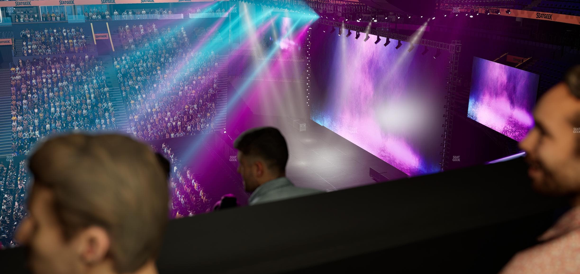 Bridgestone Arena - Section Suite Club 43 Seat View