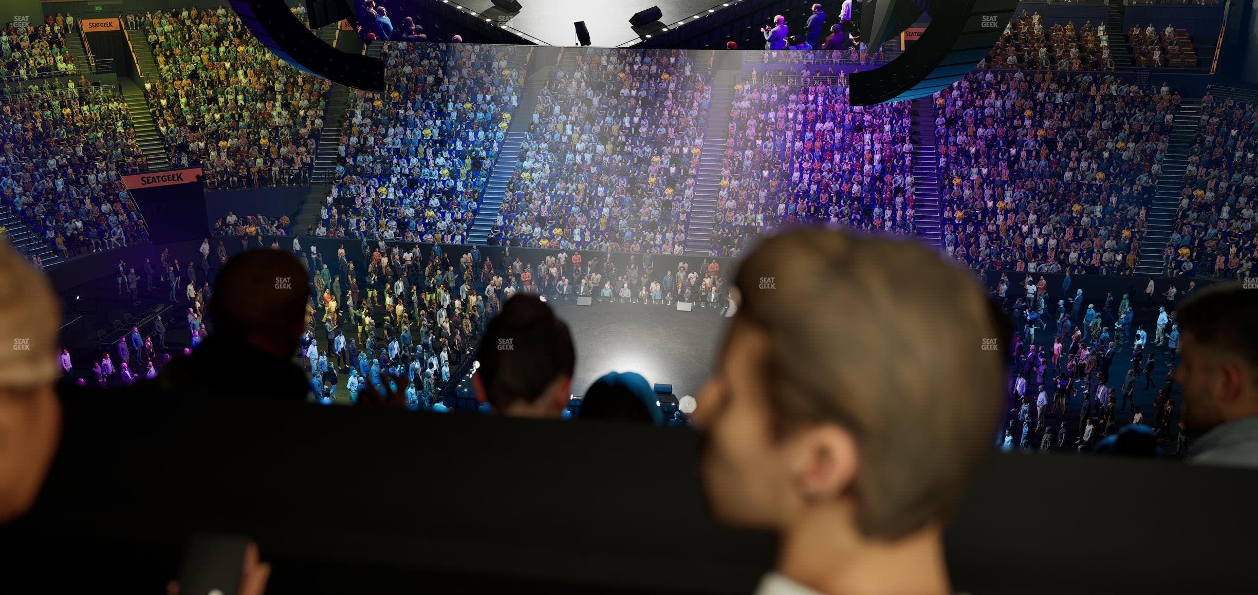 Bridgestone Arena - Section Suite Club 43 Seat View