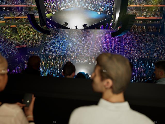 Bridgestone Arena - Section Suite Club 43 Seat View