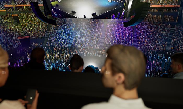 Bridgestone Arena - Section Suite Club 43 Seat View