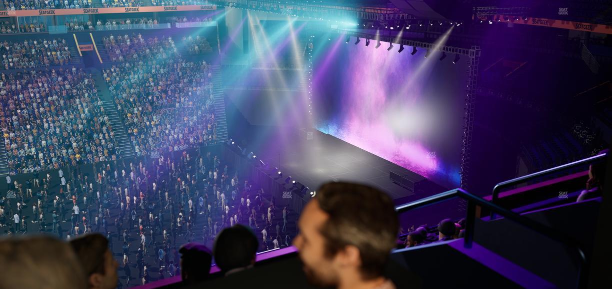 Bridgestone Arena - Section Suite Club 44 Seat View