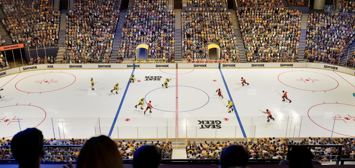 Bridgestone Arena - Section Suite Club 44 Seat View