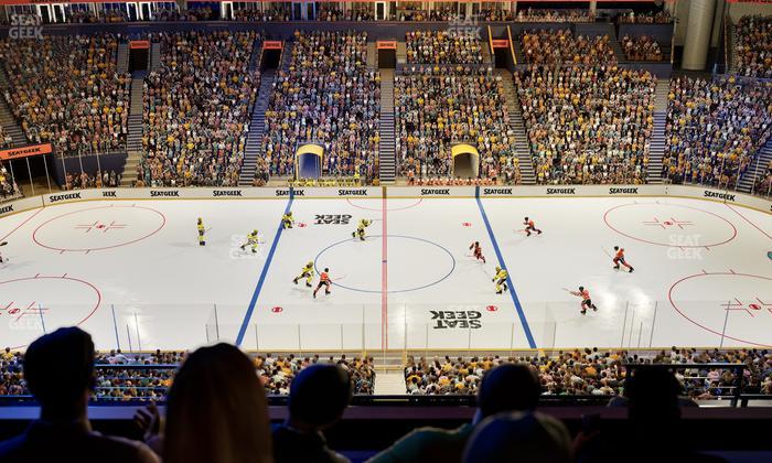 Bridgestone Arena - Section Suite Club 44 Seat View