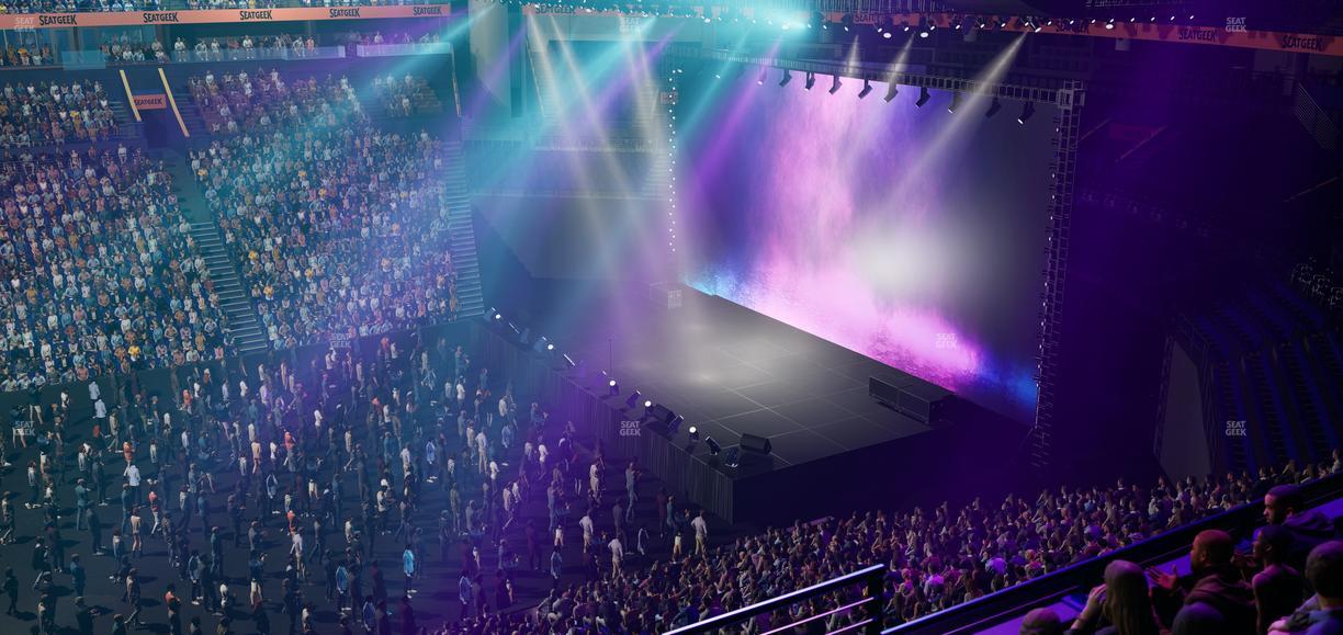 Bridgestone Arena - Section Suite Club 44 Seat View