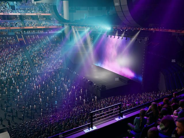 Bridgestone Arena - Section Suite Club 44 Seat View