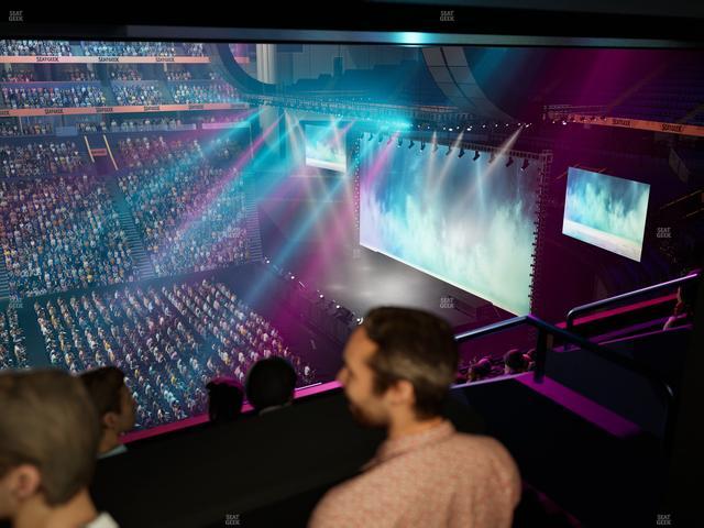 Bridgestone Arena - Section Suite Club 44 Seat View Bridgestone Arena - Section Suite Club 44 Seat View