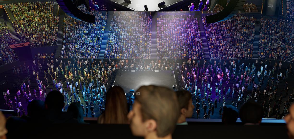 Bridgestone Arena - Section Suite Club 44 Seat View