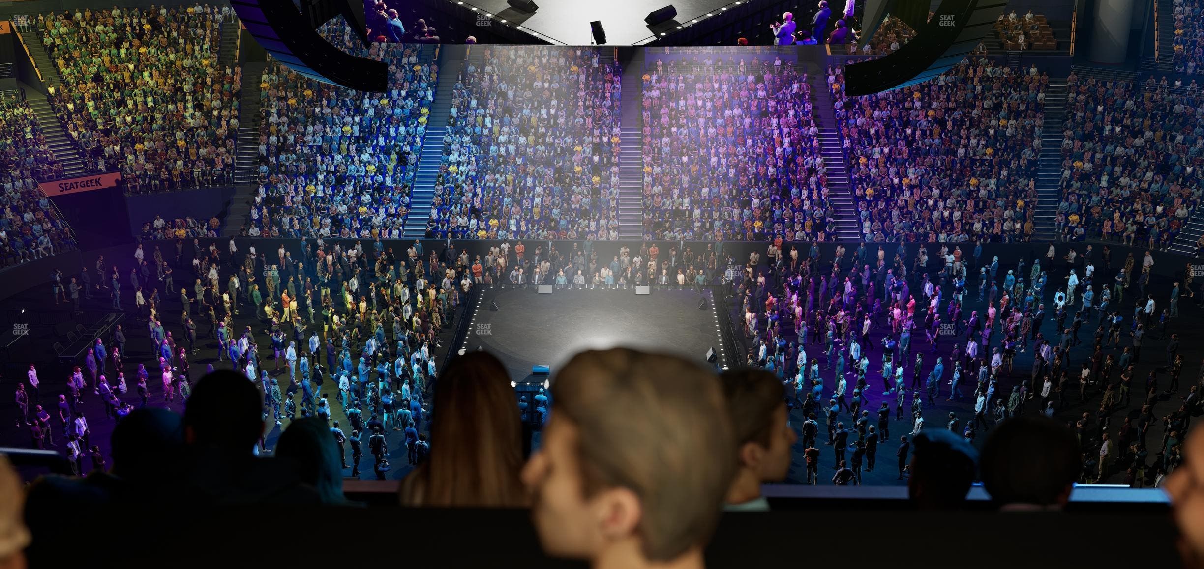 Bridgestone Arena - Section Suite Club 44 Seat View