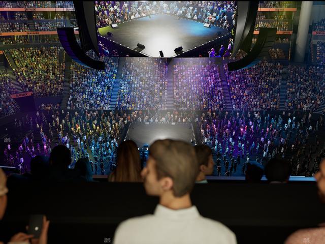 Bridgestone Arena - Section Suite Club 44 Seat View