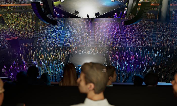 Bridgestone Arena - Section Suite Club 44 Seat View