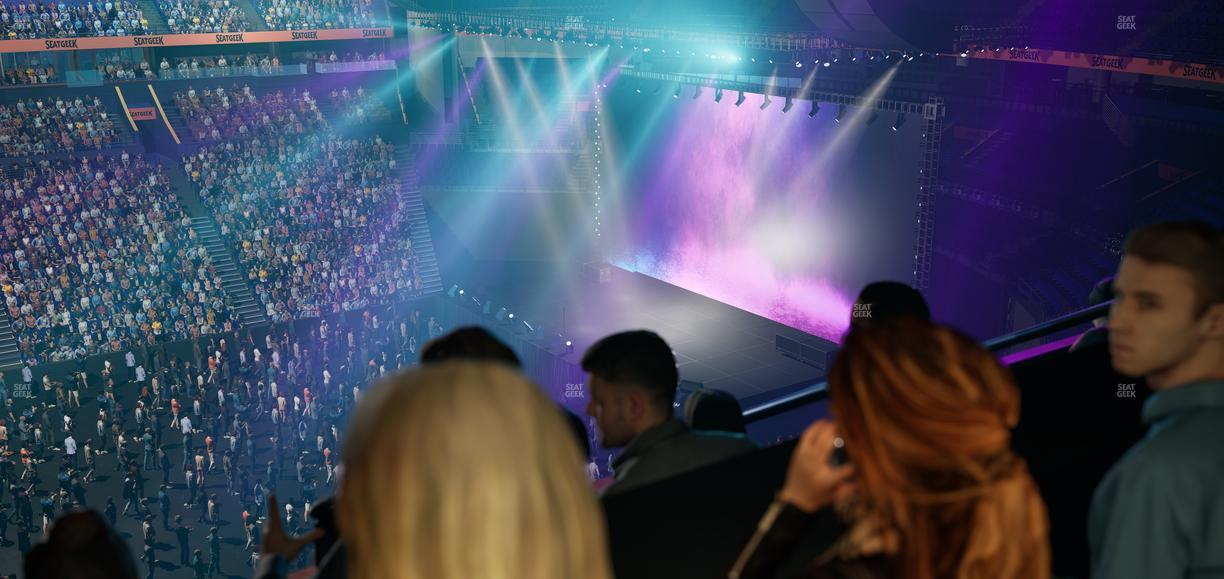 Bridgestone Arena - Section Suite Club 45 Seat View