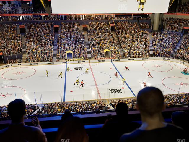 Bridgestone Arena - Section Suite Club 45 Seat View