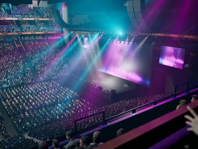 Bridgestone Arena - Section Suite Club 45 Seat View