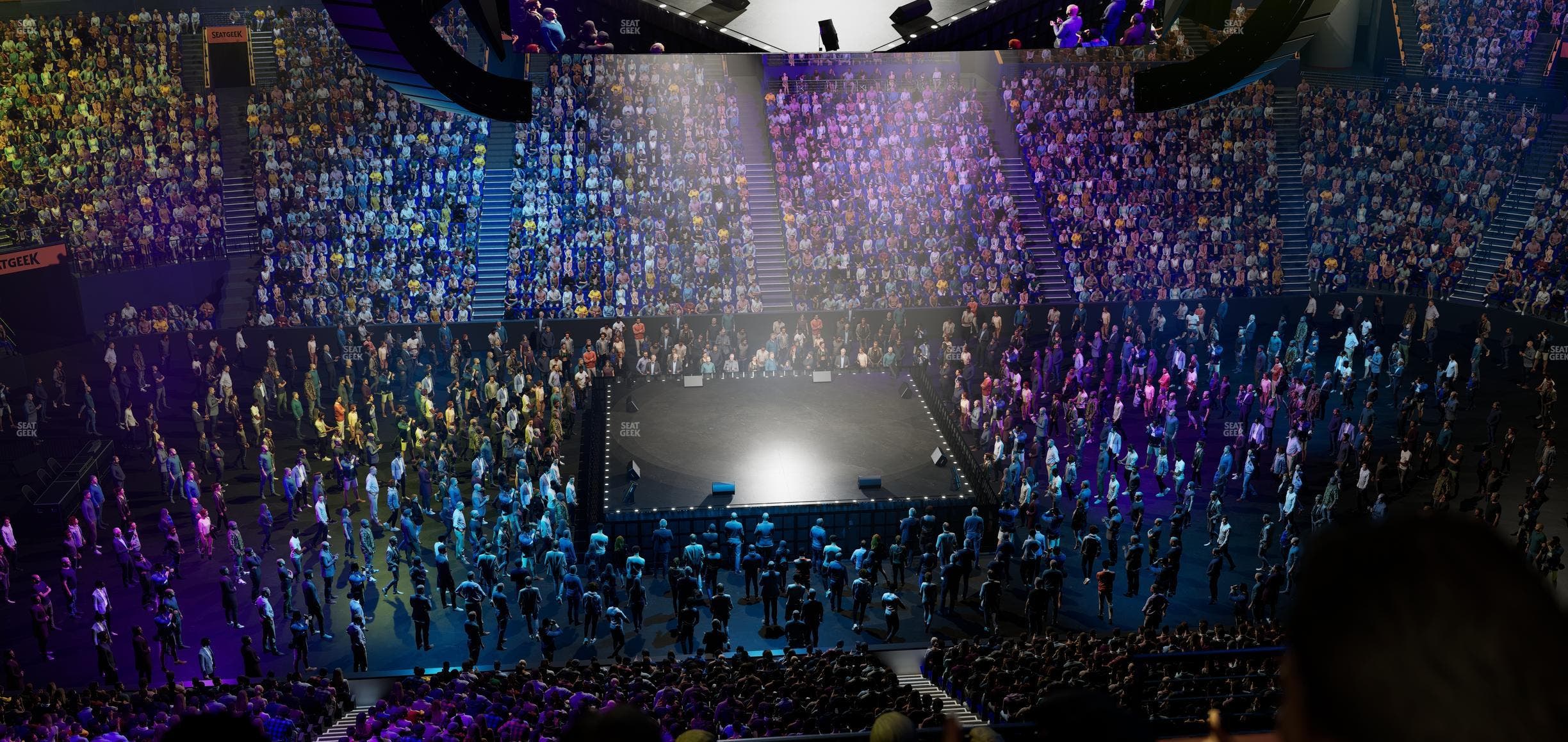 Bridgestone Arena - Section Suite Club 45 Seat View