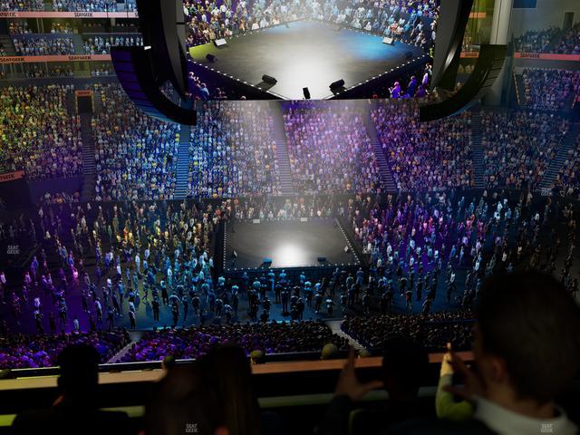 Bridgestone Arena - Section Suite Club 45 Seat View