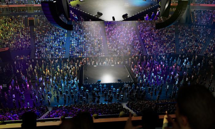 Bridgestone Arena - Section Suite Club 45 Seat View