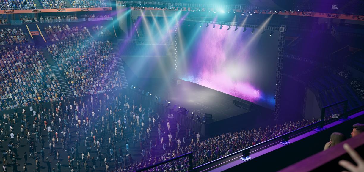 Bridgestone Arena - Section Suite Club 45 Seat View