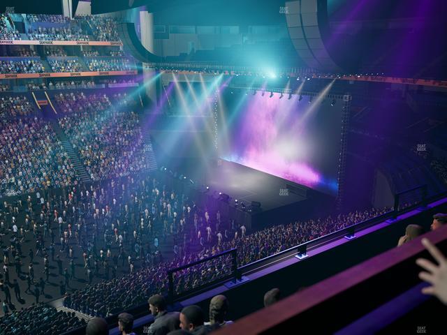 Bridgestone Arena - Section Suite Club 45 Seat View