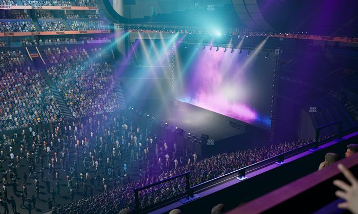 Bridgestone Arena - Section Suite Club 45 Seat View