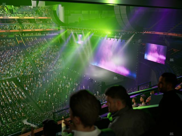 Bridgestone Arena - Section Suite Club 45 Seat View