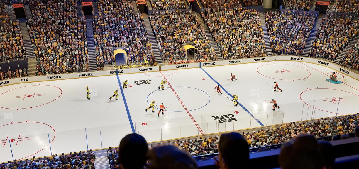 Bridgestone Arena - Section Suite Club 46 Seat View