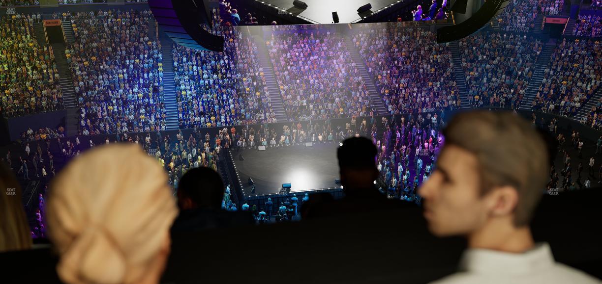 Bridgestone Arena - Section Suite Club 46 Seat View