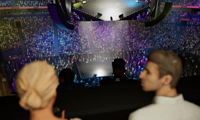 Bridgestone Arena - Section Suite Club 46 Seat View