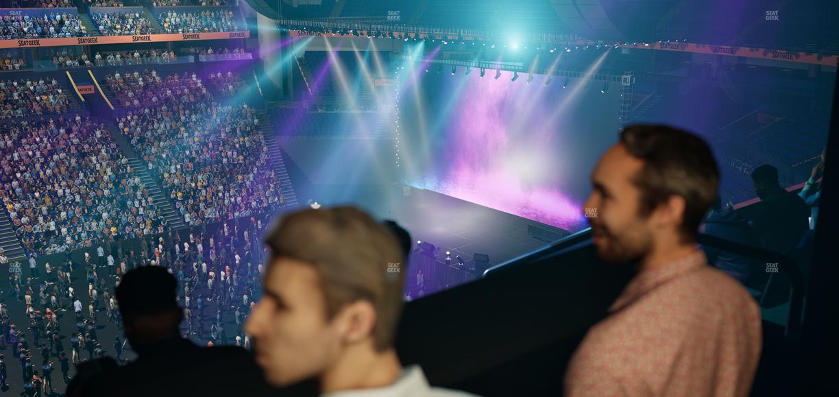 Bridgestone Arena - Section Suite Club 46 Seat View