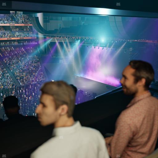 Bridgestone Arena - Section Suite Club 46 Seat View